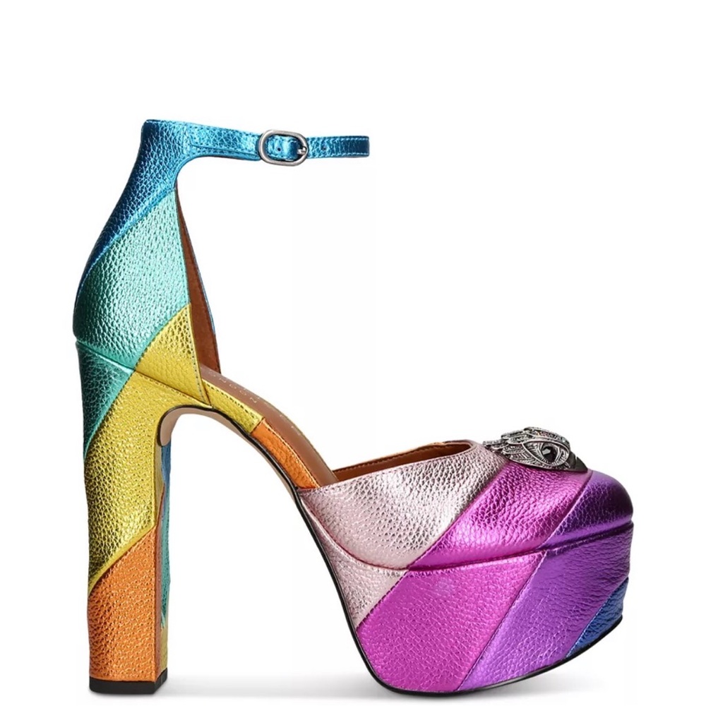 Kurt Geiger Kensington Embellished High Heel Platform Pumps